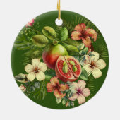 Oma Manuela's Guavas Keramisch Ornament (Achterkant)