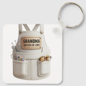 Oma Meester van de Liefde Sleutelhanger –Cute Scho (Achterkant)