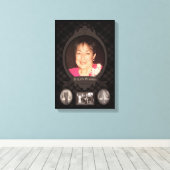 Oma Memorial Canvas (Insitu (Houten vloer))