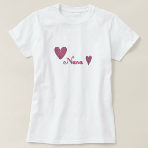 Oma met harten t-shirt