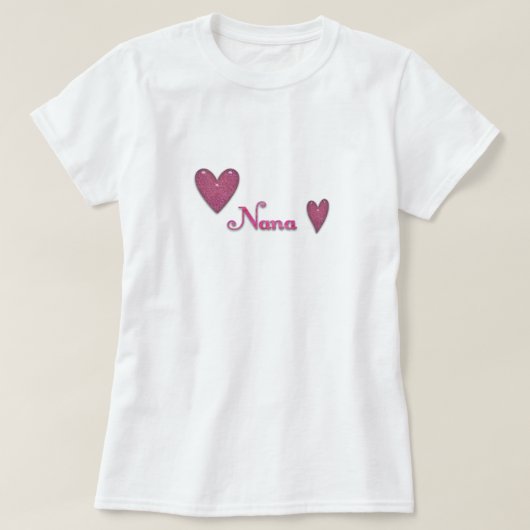 Oma met harten t-shirt (Design voorkant)
