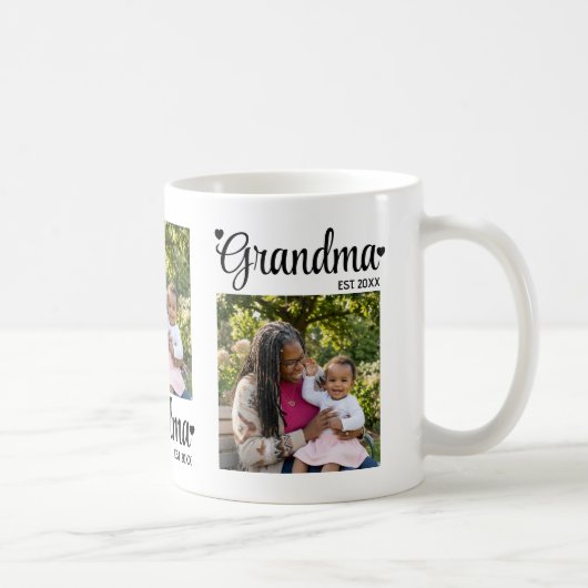 Oma Mimi Foto Geschenk Koffiemok (Rechts)