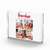 Oma modern 4 foto citaat fotoblok (Rechts)