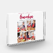 Oma modern 4 foto citaat fotoblok (Links)