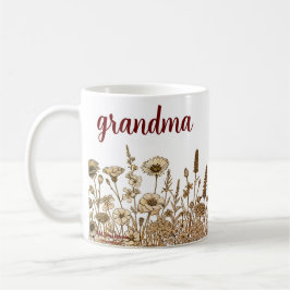 Oma Modern Bloem Ontwerp Mok