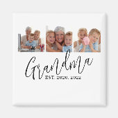 Oma Modern Schrift 3 Foto Magneet (Voorkant)