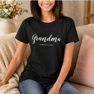oma Moderne Moeder Kinderen Namen oma Dag T-shirt