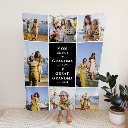 Oma, moeder, overgrootmoeder gevestigde deken