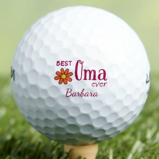 Oma Moederdag - Beste Moeder Ooit Aangepaste Naam  Golfballen