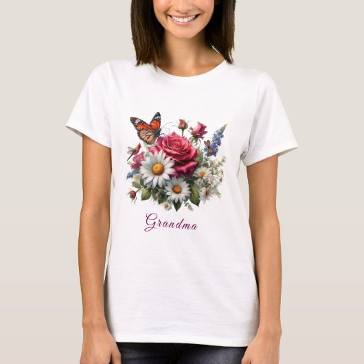 Oma Moederdag cadeau kinder T-shirt (Voorkant)