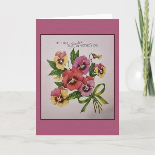  oma Moederdag Kaart (Voorkant)