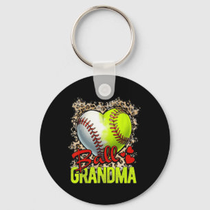Oma Moederdag Softball Oma Honkbal Gran Sleutelhanger
