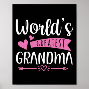Oma Moederdag's Grootste Oma Ontwerp Poster