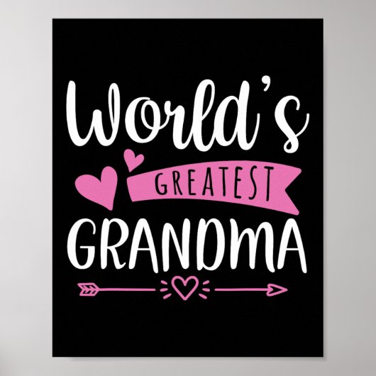 Oma Moederdag's Grootste Oma Ontwerp Poster (Voorkant)