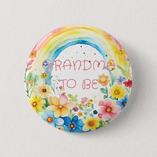 Oma moet worden | BABY SHOWER BUTTON (Voorkant)