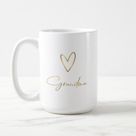 Oma Mok met Gold Heart Design (Links)
