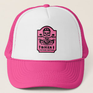 Oma Motorrijder Trucker Pet
