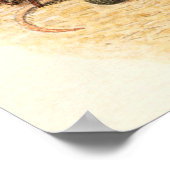 Oma Mouse Knitting op een Rocking Stoel Poster (Hoek)