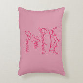 Oma naam Oma's kleine prinses veranderen Accent Kussen (Voorkant(Verticaal))