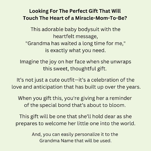 Oma Naam veranderen heeft lang op me gewacht Romper