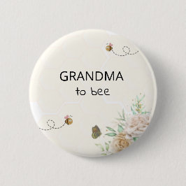 Oma naar Baby shower Button