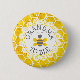 Oma naar Baby shower Button