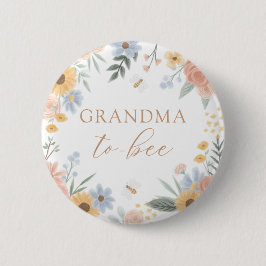 Oma naar Baby shower Button