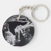 Oma naar Be | Geboorteaankondiging Sleutelhanger (Achterkant)