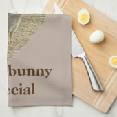 Oma naar de speciale Schattige Bunny Theedoek (Quarter Fold)
