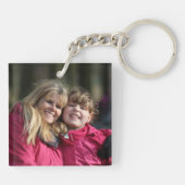 Oma Nana Mema Aangepaste Foto Creëer van jezelf Sleutelhanger (Achterkant)