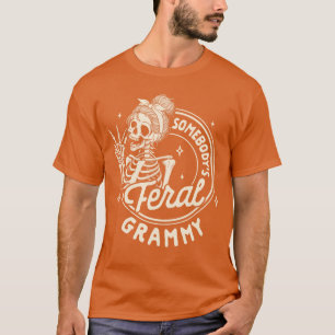 Oma Nana Mimi Gigi Skelet Iemands Wild Grammy T-shirt