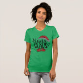 oma nana santa clause grappige kerst t-shirt (Voorkant volledig)