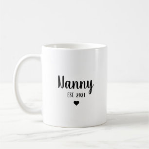 Oma Nanny Zwangerschapsaankondiging Baby Onthullin Koffiemok
