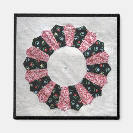 Oma Nellie's Quilt Block #2 Magneet (Voorkant)