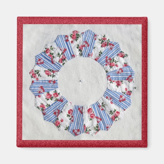 Oma Nellie's Quilt - Blok #3 Magneet (Voorkant)