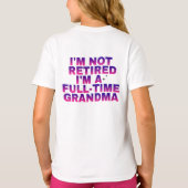 Oma-niche T-shirts die dagelijks verkopen (Achterkant)