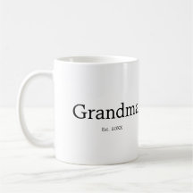 Oma nieuw gevestigde oma cadeau