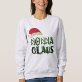 Oma Nonna Claus Kerstkerstkerstman Sweatsh Trui (Voorkant)