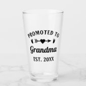 Oma Nonna Nanna Grootmoeder Bevorderd Tot Oma Glas (Voorkant)