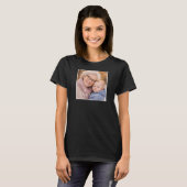 Oma of Grammy foto ingesteld jaar Hart T-shirt (Voorkant volledig)