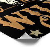 Oma Of The Wild One Cowboy Western Rodeo Party Mat Poster (Hoek)