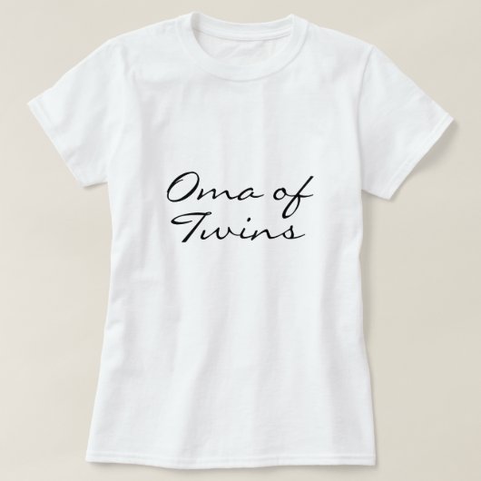 Oma of Twins T-shirt (Design voorkant)