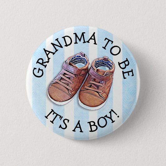 Oma om Baby shower Button te zijn (Voorkant)