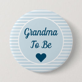 Oma om Baby shower Button te zijn