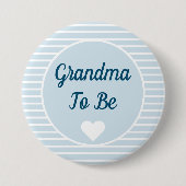 Oma om Baby shower Button te zijn (Voorkant)