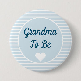 Oma om Baby shower Button te zijn
