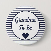 Oma om Baby shower Button te zijn (Voorkant)