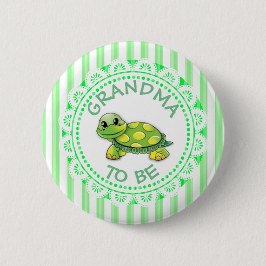 Oma om Baby shower Button te zijn (Voorkant)