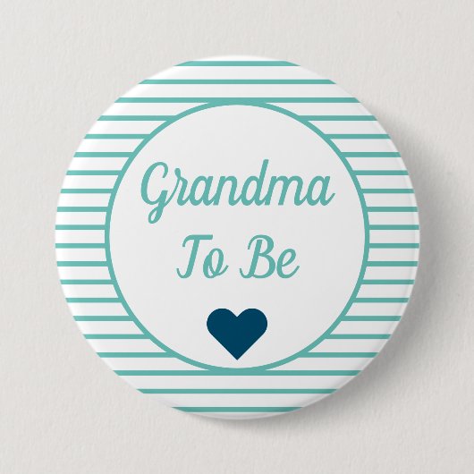 Oma om Baby shower Button te zijn (Voorkant)