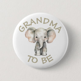 Oma om Baby shower Button Wild One Zoo